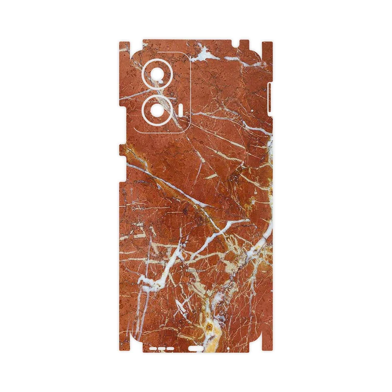 برچسب پوششی ماهوت مدل Red Marble-FullSkin مناسب برای گوشی موبایل موتورولا Moto G24