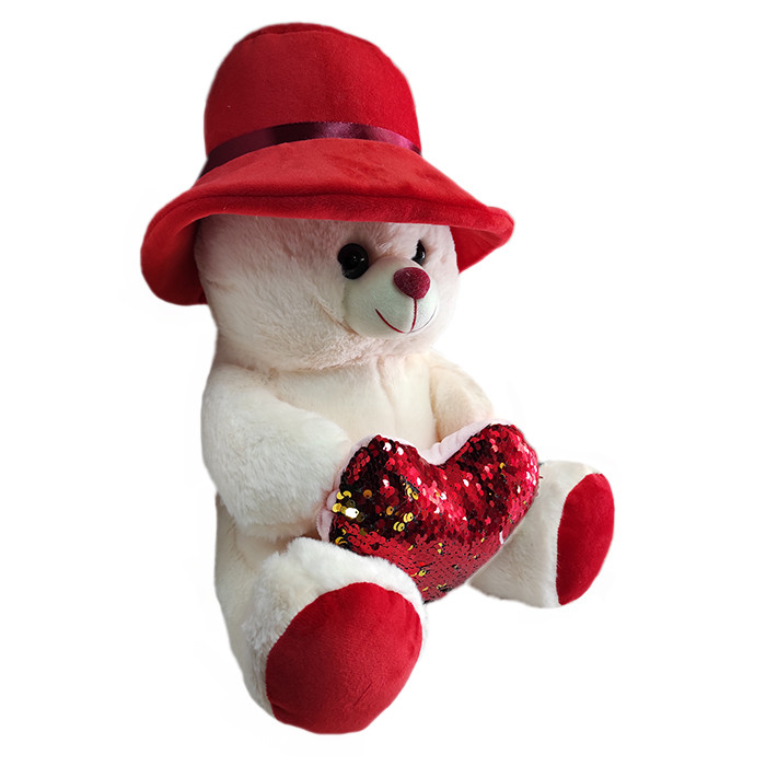 عروسک طرح خرس مدل R41 ارتفاع 42 سانتی متر