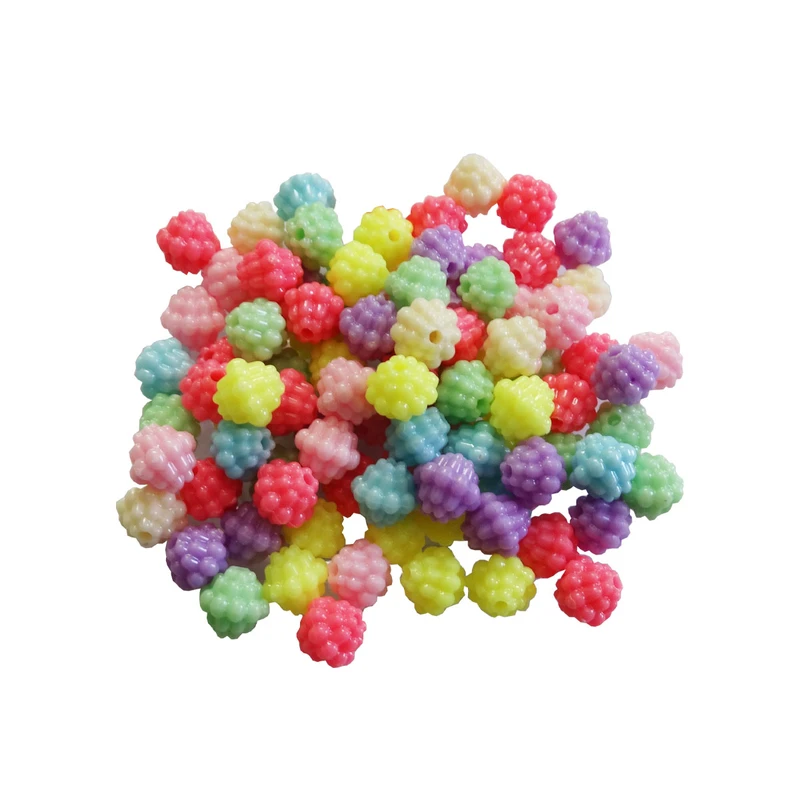 مهره دستبند مدل تمشک کد 1044 بسته 40 عددی