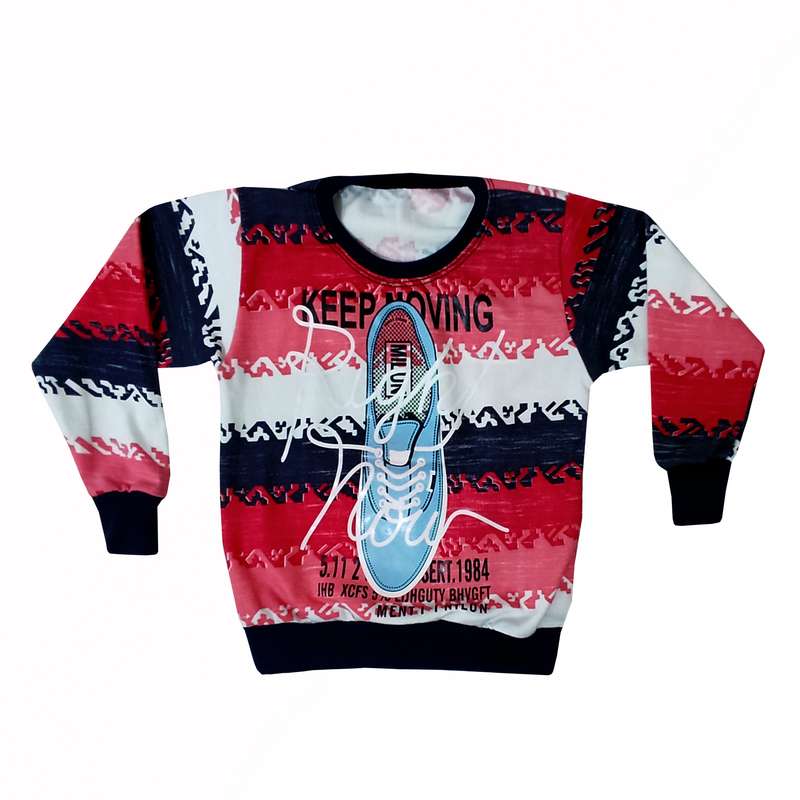 سیوشرت پسرانه طرح کتونی کد 003345