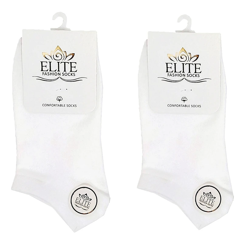 جوراب ساق کوتاه زنانه مدل AB112C بسته دو عددی