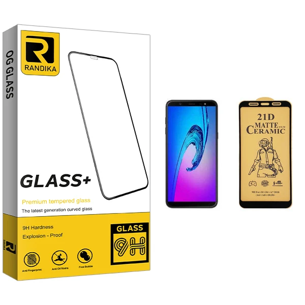 محافظ صفحه نمایش سرامیکی راندیکا مدل GLD مناسب برای گوشی موبایل سامسونگ Galaxy J8 Plus