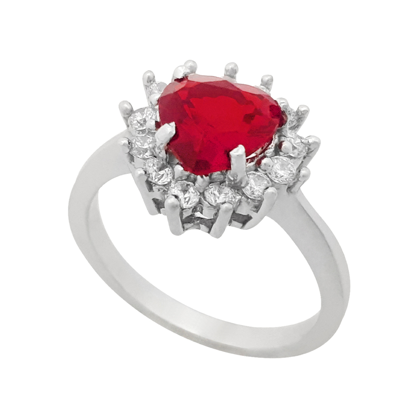    انگشتر نقره زنانه کد R206PR