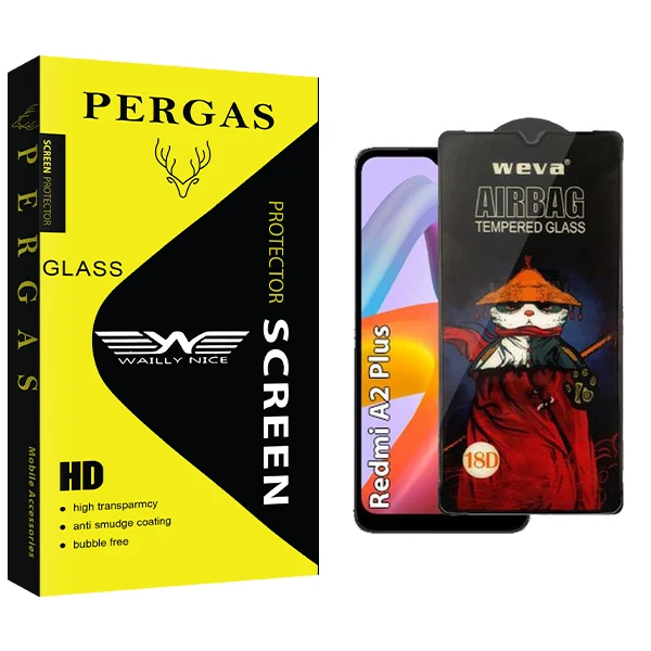 محافظ صفحه نمایش وایلی نایس مدل Pergas Airbag مناسب برای گوشی موبایل شیائومی Redmi A2 Plus