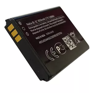 باتری موبایل مدل BL-5C ظرفیت 1020 میلی آمپر ساعت مناسب برای گوشی موبایل نوکیا BL-5C