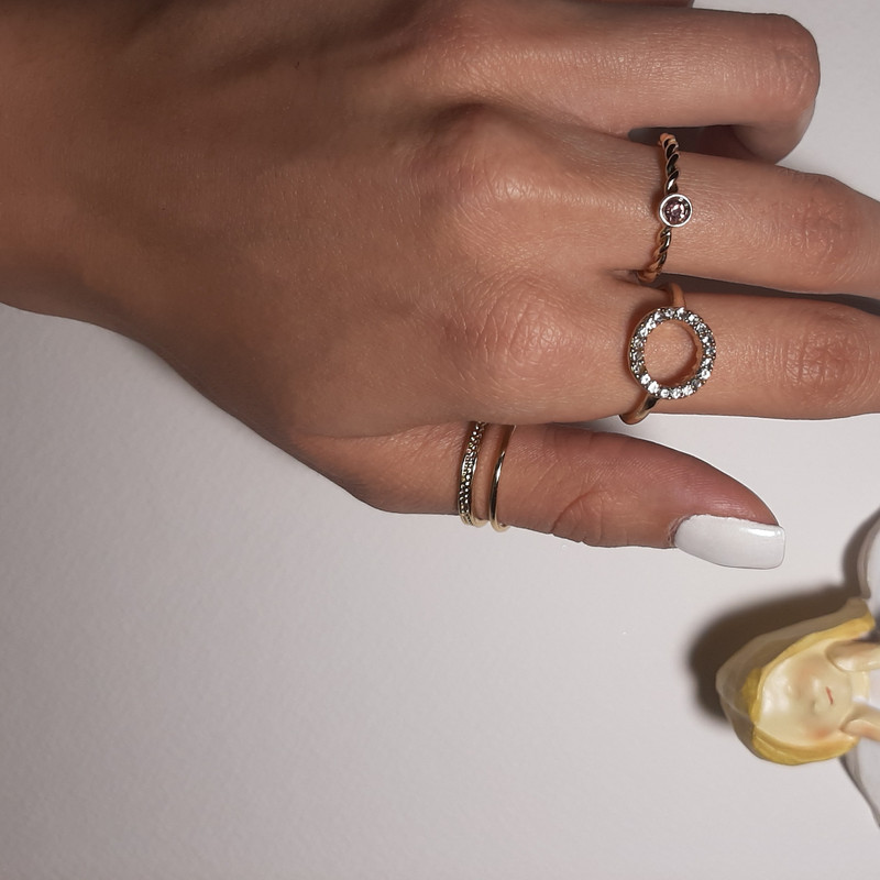 انگشتر دخترانه مدل SH7 مجموعه 8 عددی انگشتر دخترانه مدل SH7 مجموعه 8 عددی