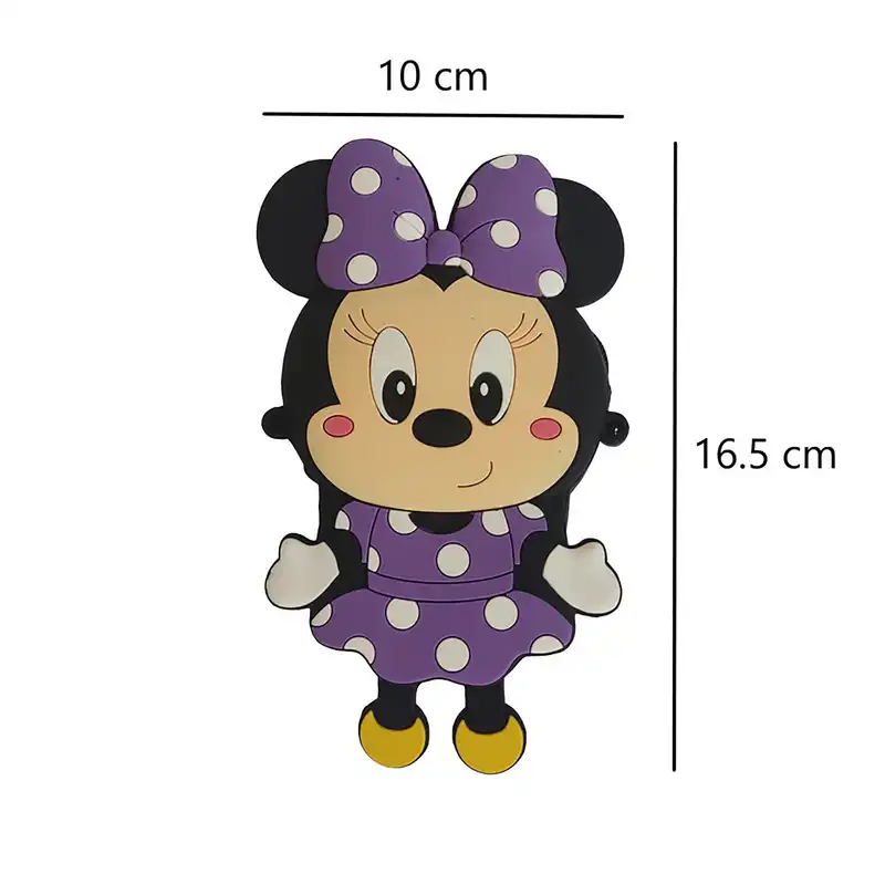 کیف رودوشی بچگانه مدل فانتزی سیلیکونی طرح مینی موس کد  B M MINI