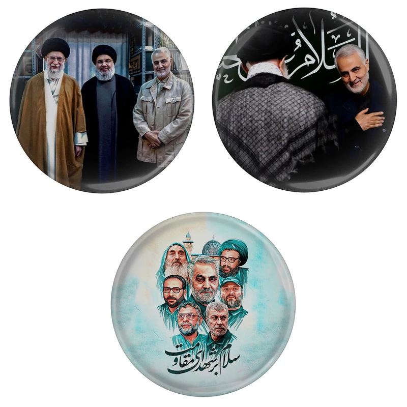 پیکسل مدل S3-72 طرح سردار شهید حاج قاسم سلیمانی مجموعه 3 عددی