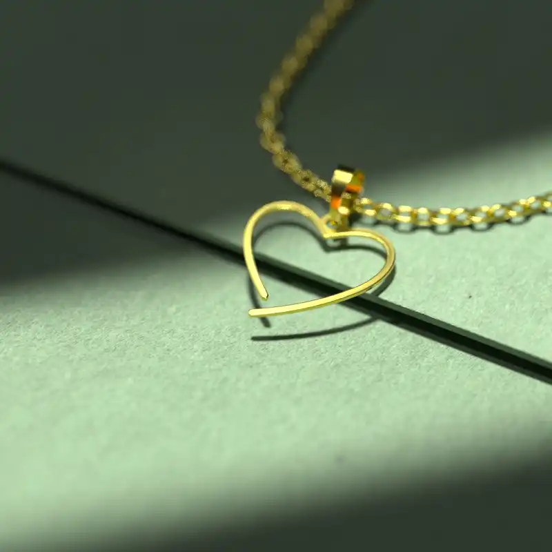 گردنبند طلا 18 عیار زنانه مدوپد مدل اشک کد CA10748