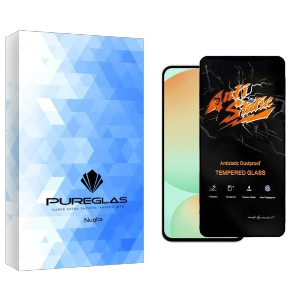 محافظ صفحه نمایش پیور گلس مدل NueGlasnewpkg Antistatic مناسب برای گوشی موبایل سامسونگ Galaxy S24 FE