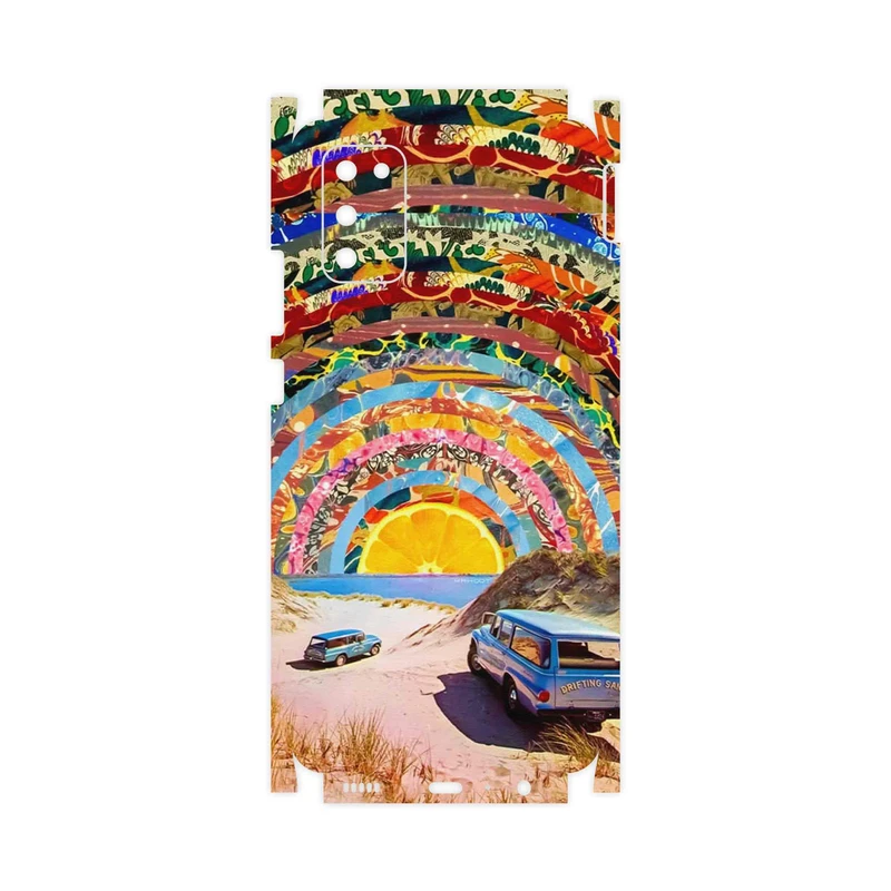 برچسب پوششی ماهوت مدل Collage of Orange Sky-FullSkin مناسب برای گوشی موبایل سامسونگ Galaxy M02s