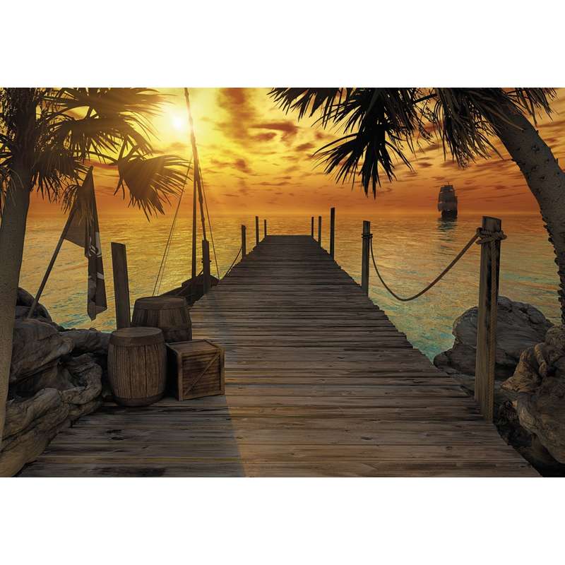 پوستر دیواری کومار مدل Treasure Island 8-918