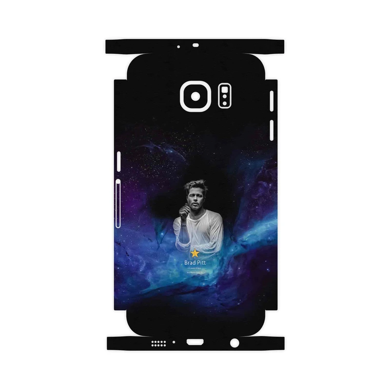 برچسب پوششی ماهوت مدل Brad Pitt-FullSkin مناسب برای گوشی موبایل سامسونگ Galaxy S6 Edge