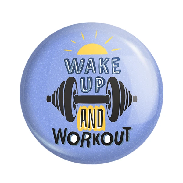 مگنت خندالو طرح Wake Up And Work out کد 10044