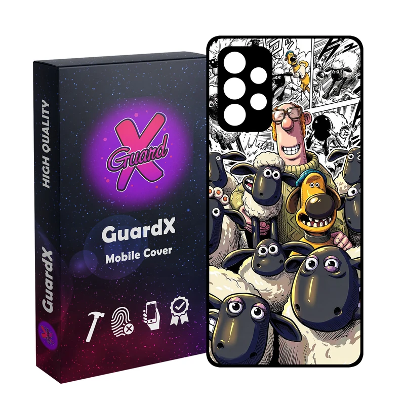 کاور گارد ایکس طرح بره ناقلا مدل 10898 مناسب برای گوشی موبایل سامسونگ Galaxy A32 4G
