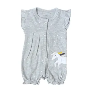 سرهمی نوزادی مدل اسب تک شاخ رنگ طوسی