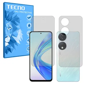 Tecno Resistant model transparent screen protector suitable for Honor X7b Mobile phone along with the back protector