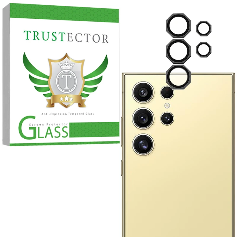 محافظ لنز دوربین شیشه‌ای تراستکتور مدل R8ZT مناسب برای گوشی موبایل سامسونگ Galaxy S24 Ultra 5G