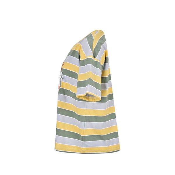 تی شرت آستین کوتاه زنانه بادی اسپینر مدل 2746 کد 1 رنگ زرد -  - 2