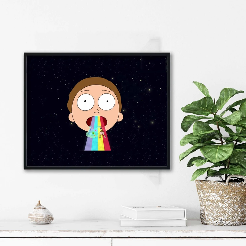 تابلو آتریسا طرح ریک اند مورتی مدل ATr051