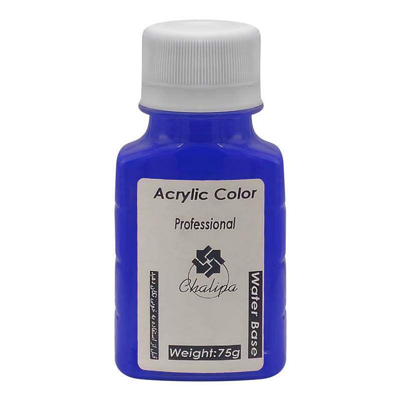 رنگ اکریلیک چلیپا مدل professional حجم 75 میلی لیتر بسته 8 عددی