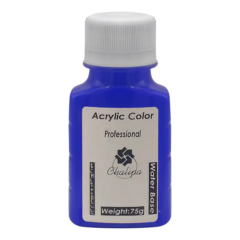 رنگ اکریلیک چلیپا مدل professional حجم 75 میلی لیتر بسته 8 عددی