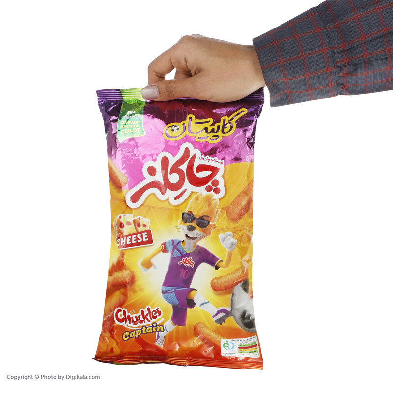 اسنک پنیری کاپیتان چاکلز - 60 گرم