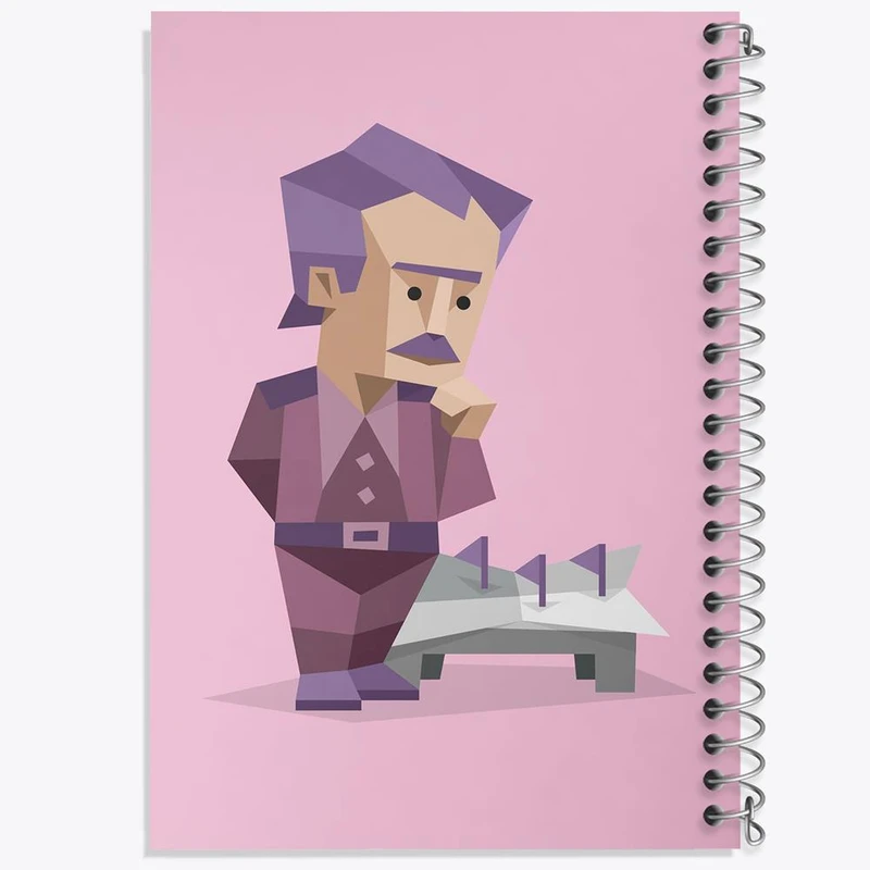 دفتر لیست خرید 50 برگ خندالو طرح تایپ شخصیتی روشنفکر INTJ کد 7711