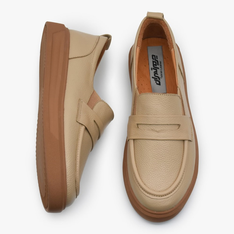 کفش روزمره زنانه چرم تهران مدل A68K