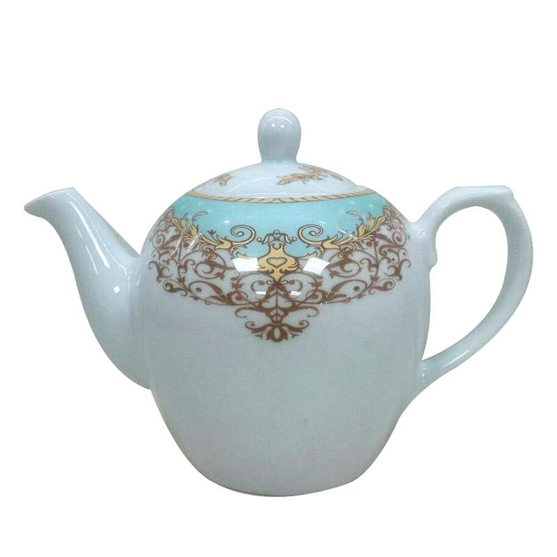 قوری مدل ترنج فیروزه کد T01B