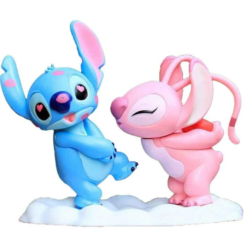 فیگور مدل استیچ عاشق طرح ابری کد 5980 مجموعه 2 عددی ارتفاع 14 سانتی متر