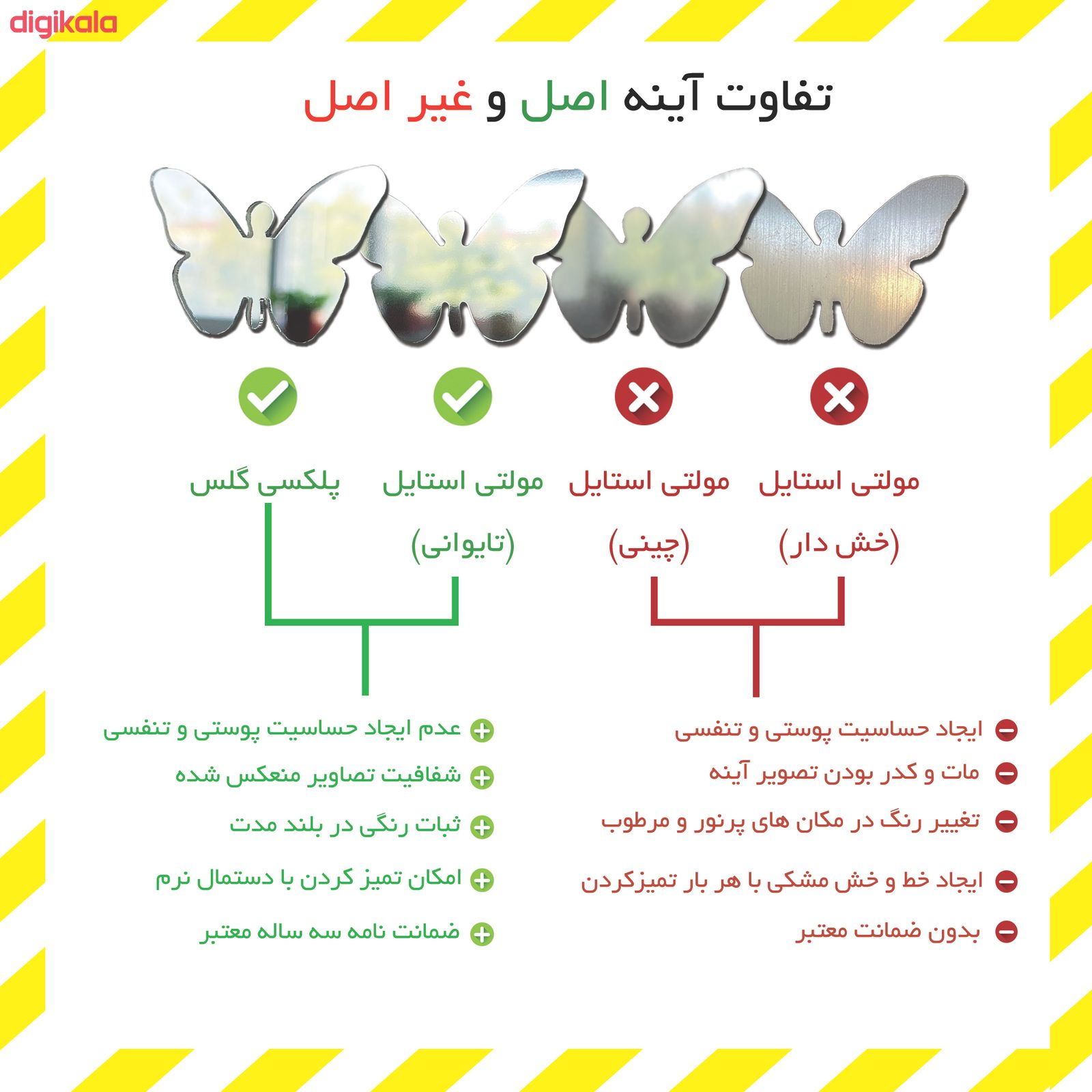 مشخصات قیمت و خرید آینه پدیده شاپ مدل Am001 دیجی کالا