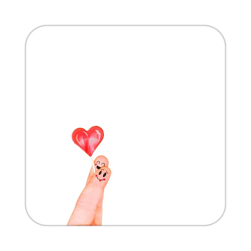 زیر لیوانی کاکتی طرح عاشقانه مدل mp37352