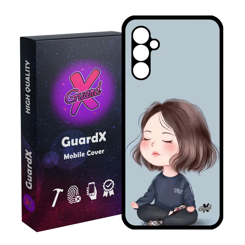 کاور گارد ایکس طرح Girl مدل Glass10665 مناسب برای گوشی موبایل سامسونگ Galaxy A24/A24 4G/M34 5G