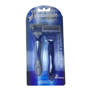 خود تراش زلانس مدل TWIN6BLUE بسته ۲ عددی
