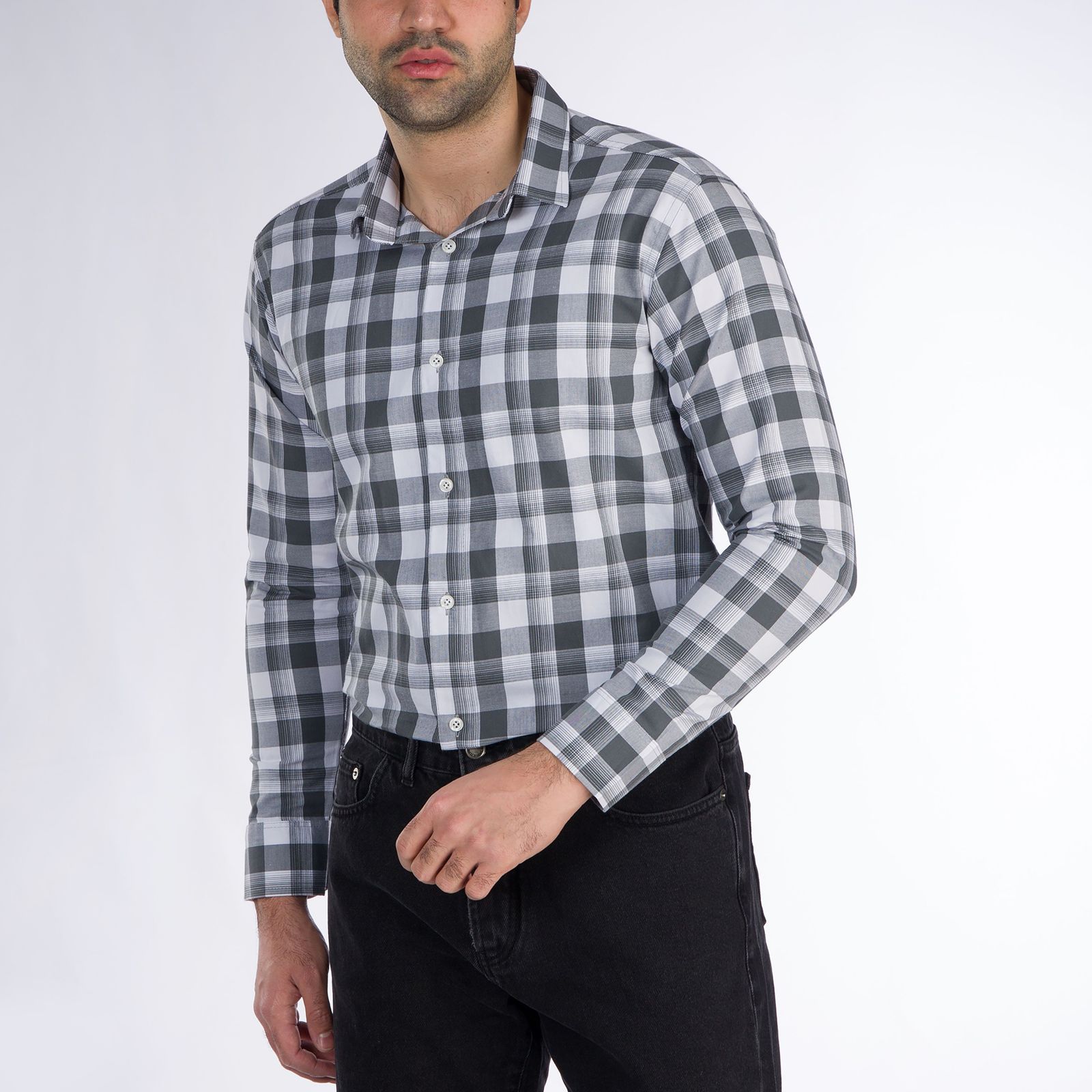 پیراهن آستین بلند مردانه باینت مدل 2261701-90 -  - 1