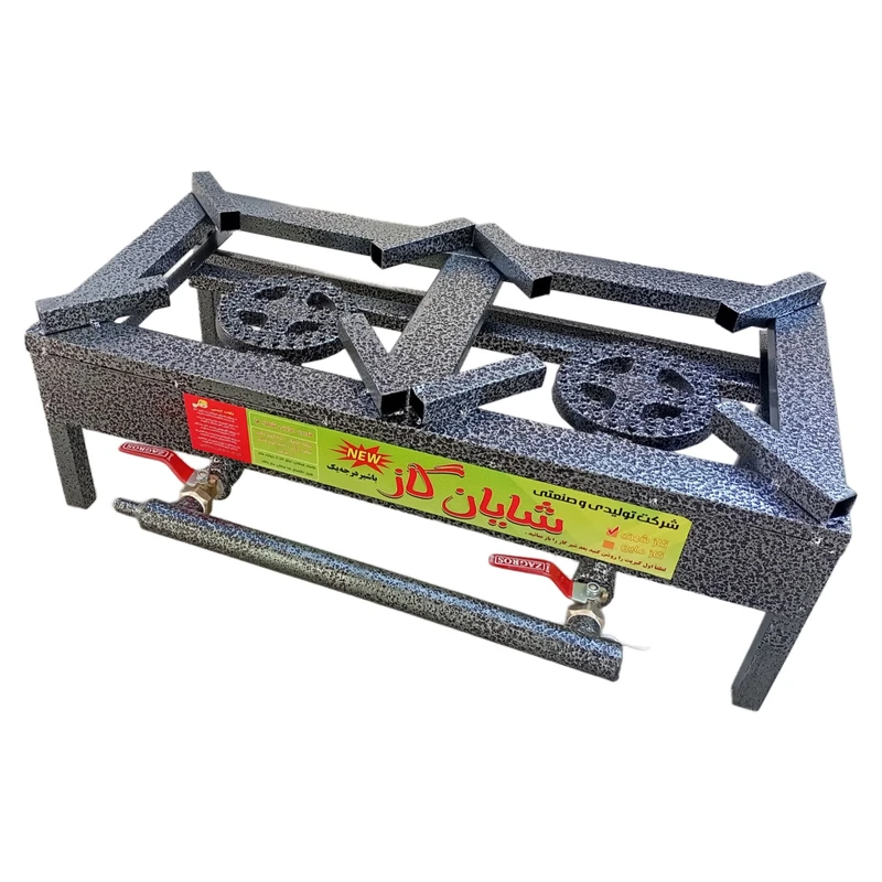اجاق گاز پروفیلی شایان گاز مدل 2 شعله سایز 30×60