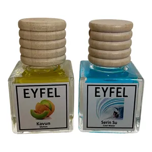 خوشبوکننده هوا خودرو ایفل مدل طالبی و کول واتر حجم 10 میلی‌ لیتر بسته 2 عددی