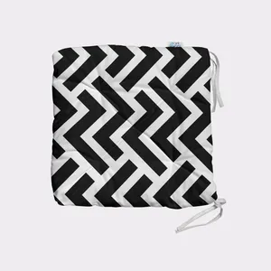 تشک صندلی شمسه نگار مدل سیاه سفید