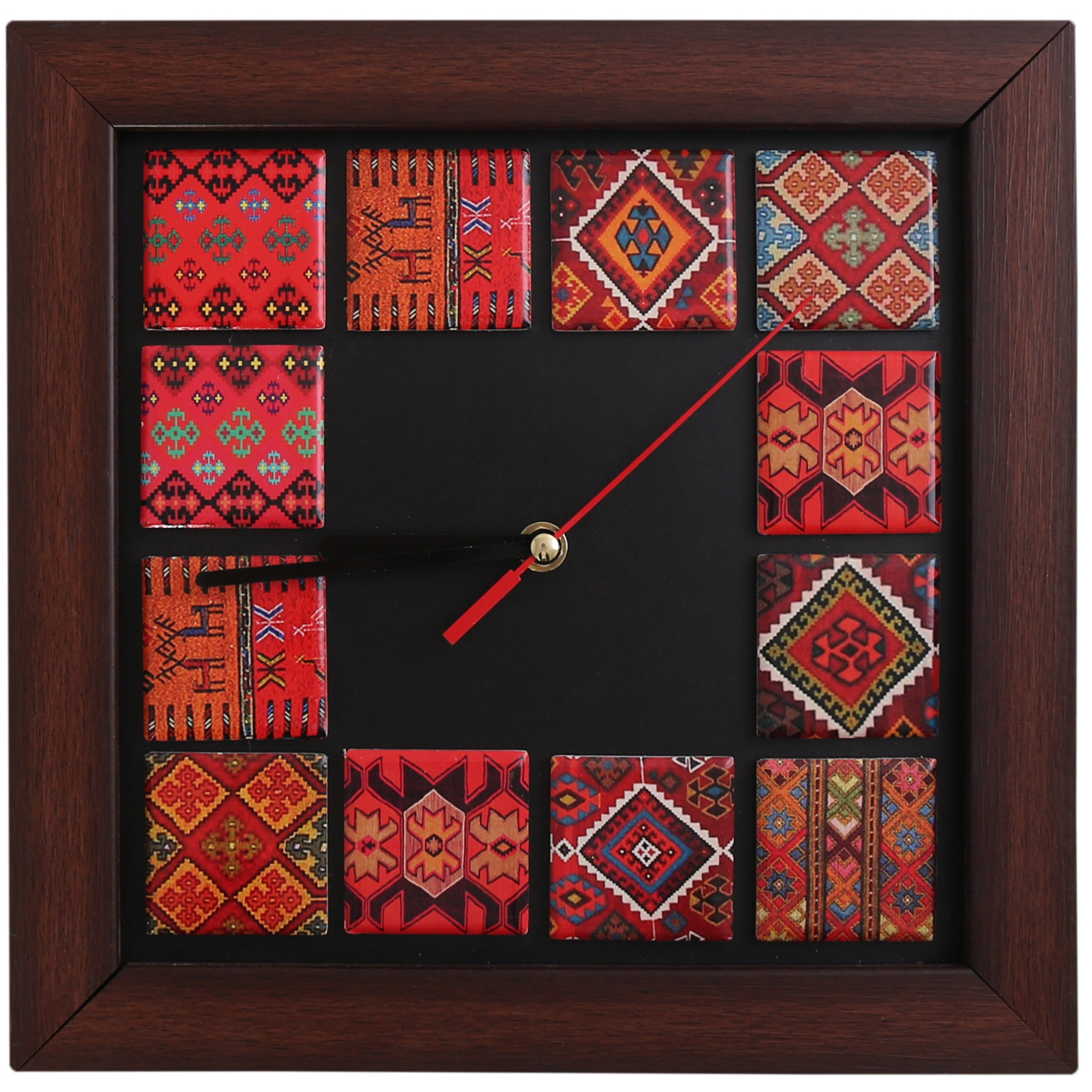 ساعت دیواری طرح کاشی کد PJ-340797
