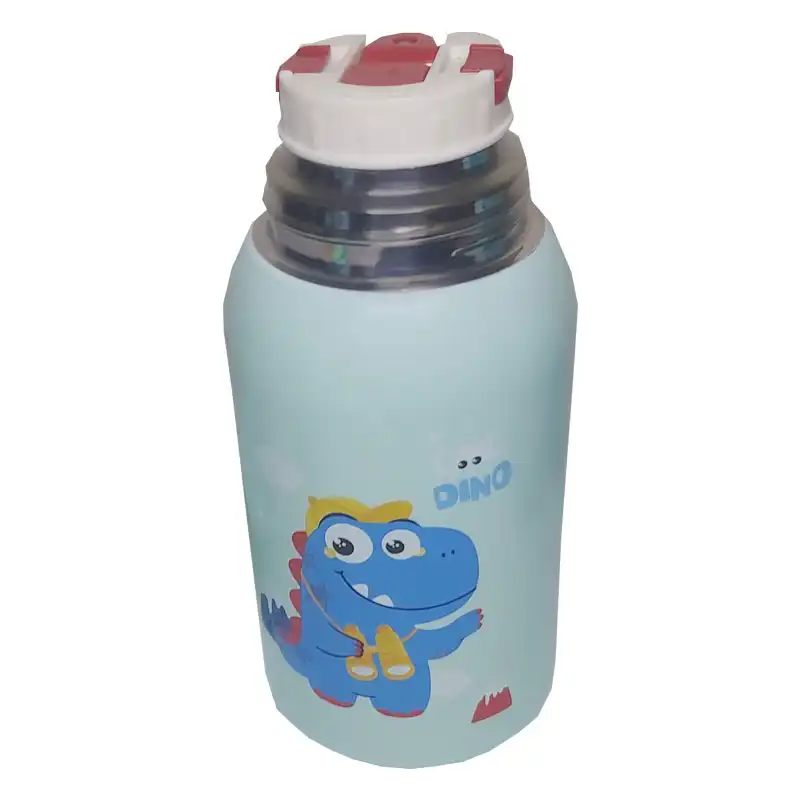 قمقمه کودک مدل شاخ گوزنی طرح دایناسور گنجایش 0.5 لیتر