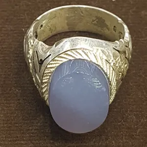 انگشتر نقره مردانه مدل عقیق یمن کد P880