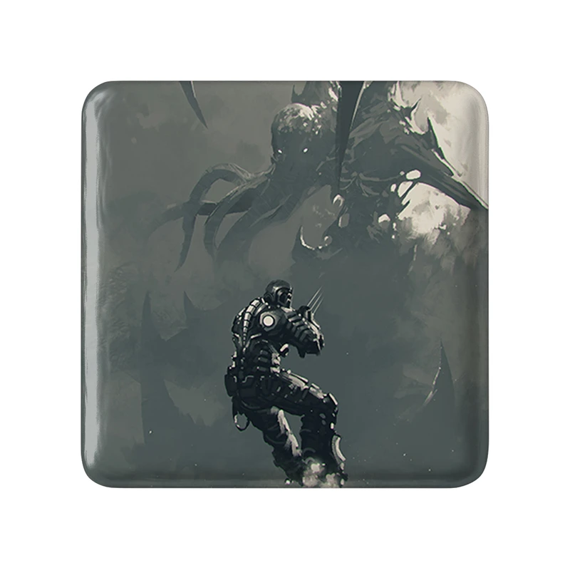 مگنت خندالو طرح بازی دد اسپیس (Dead Space) مدل مربعی کد 34998