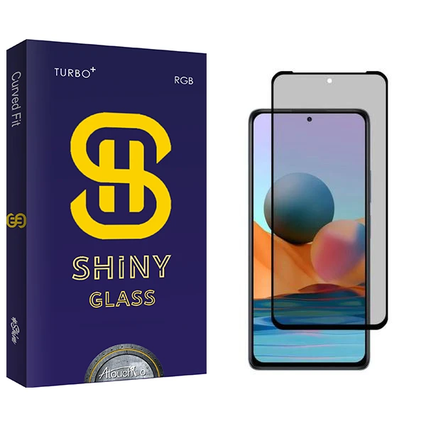 محافظ صفحه نمایش حریم شخصی آتوچبو مدل Shiny مناسب برای گوشی موبایل شیائومی Redmi Note 10 Pro