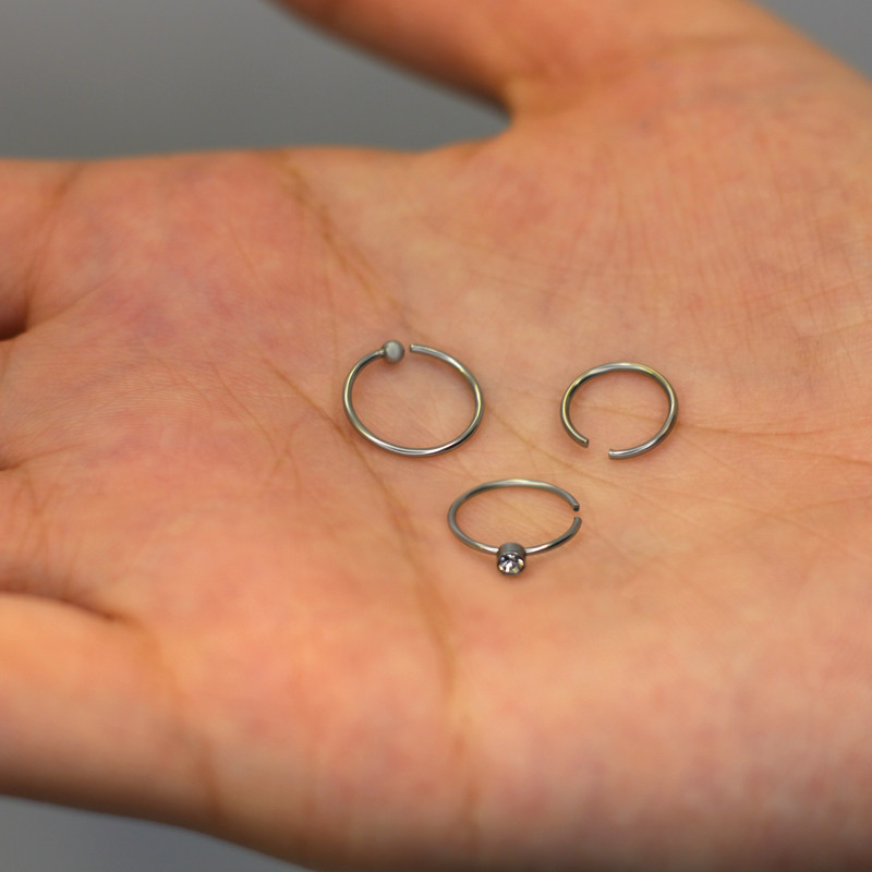 پیرسینگ بینی زنانه پایتخت مدل PS987 مجموعه سه عددی