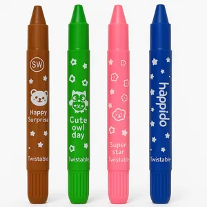 مداد شمعی 4 رنگ مدل پیچی کد NO.2