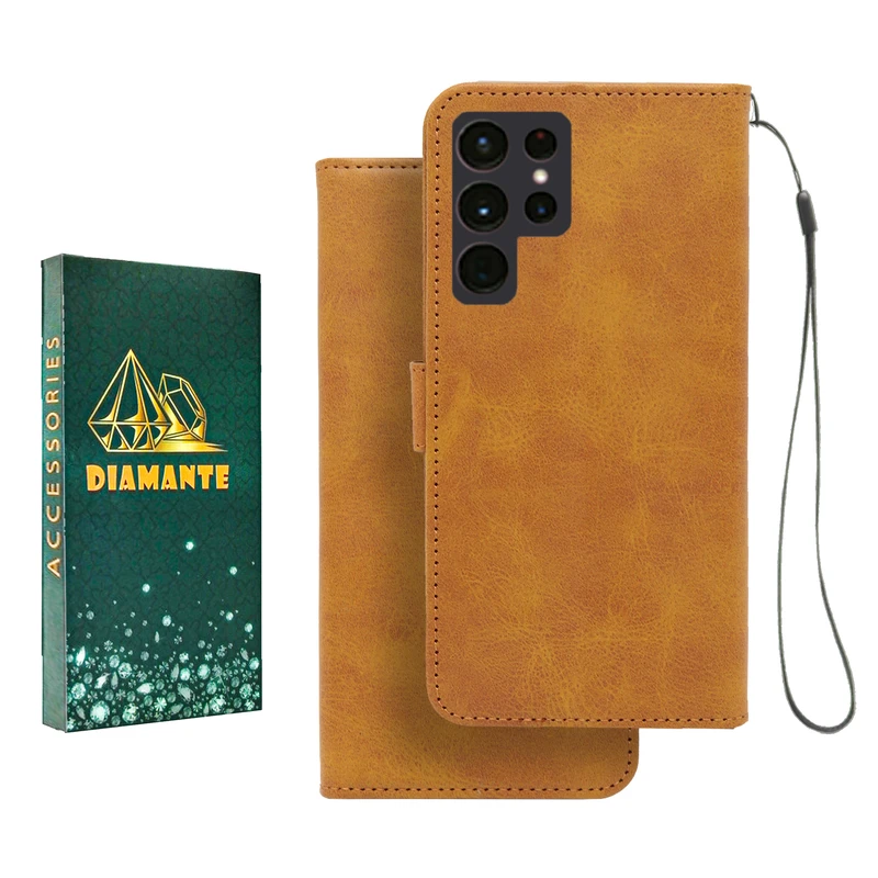 کیف کلاسوری دیامانته مدل Mortand Gn مناسب برای گوشی موبایل سامسونگ Galaxy S24 Ultra