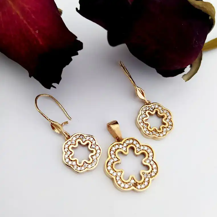 نیم ست زنانه مدل گل