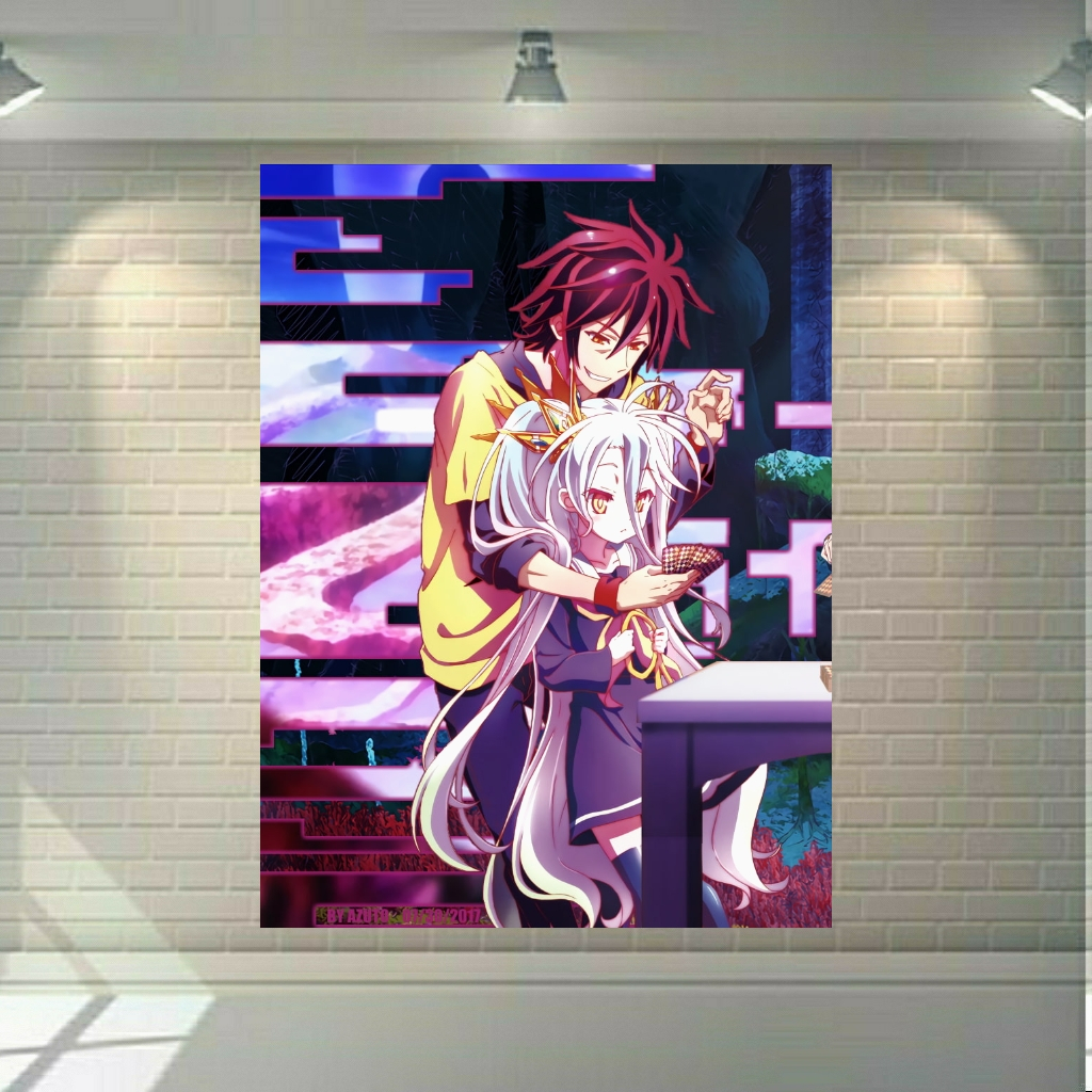 پوستر دیواری طرح انیمه No Game No Life مدل SDP750