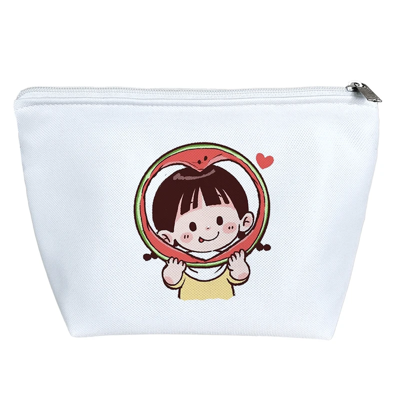 کیف لوازم آرایش دخترانه خندالو مدل دختر و هندوانه کد H937